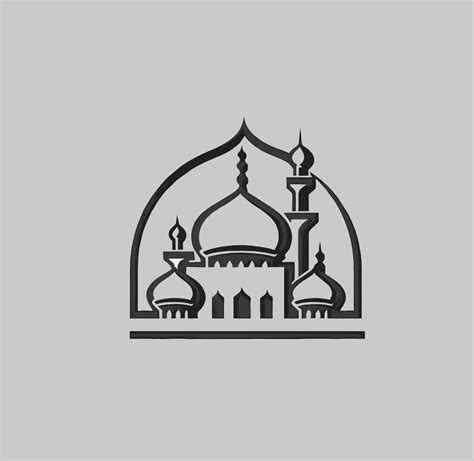 SIMPLE LOGO MINIMALIST masjid... 20643430 Vector Art at Vecteezy