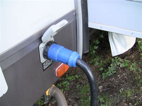 RV Shore Power Or Electrical Connector Fifth Wheel Pictorial Guide