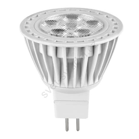 LED Žárovka GU5 3 MR16 6W 12V 350lm 3000K Svět svítidel