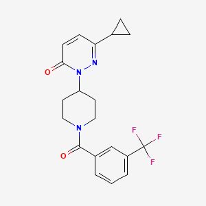 6 Cyclopropyl 2 1 3 Trifluoromethyl Benzoyl Piperidin 4 Yl Pyridazin