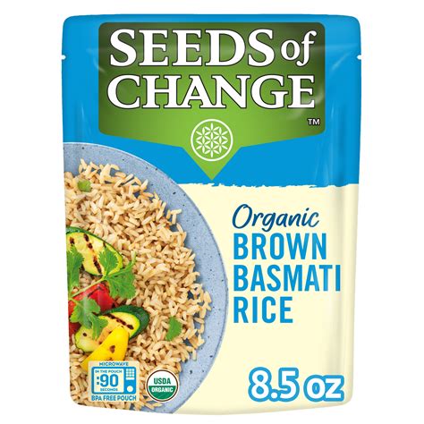 Seeds Of Change Organic Brown Basmati Rice 8 5oz Walmart