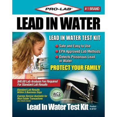 Pro Lab Lead In Water Test Kit Lw The Home Depot