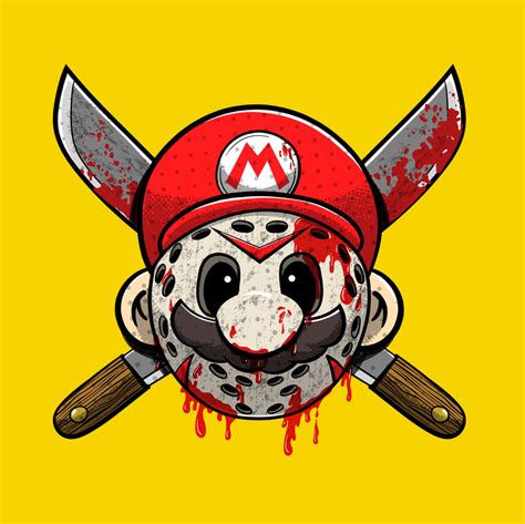 Halloween Horror Mario : vectorart