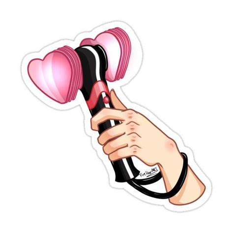 Blackpink Lightstick Sticker By FireHair In 2021 Blackpink Sticker