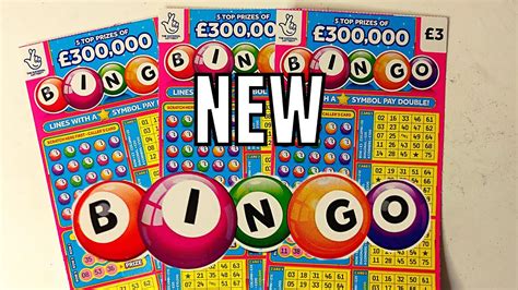 New Pink Bingo Scratchcards Youtube