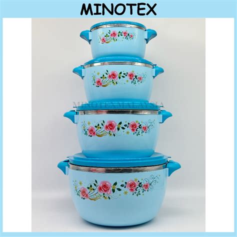 Bekas Nasi Tahan Panas Thermos Nasi Thermal Food Container Hot Pot With Lock Food Warmer