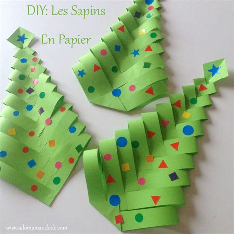 Fabrique Des Sapins De No L En Papier Diy Facile Et Rapide Allo