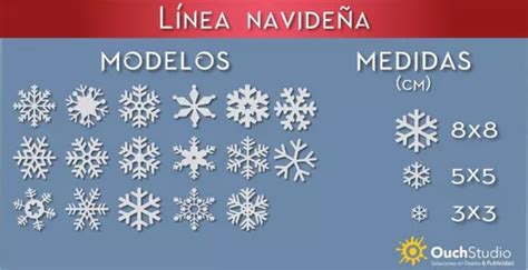 Copos De Nieve Navide Os Grandes