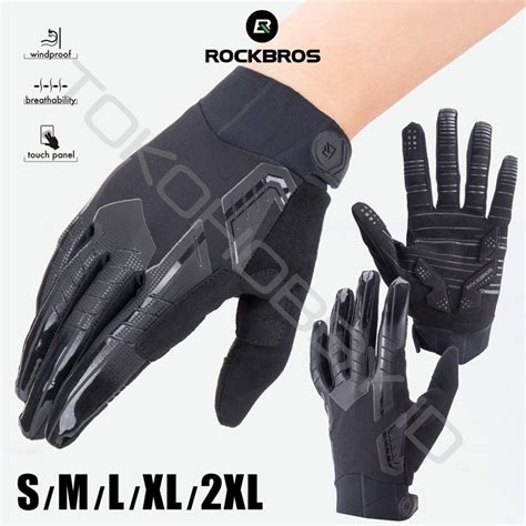 Jual Sarung Tangan Sepeda Panjang Full Finger Rockbros S Bk Gloves