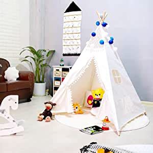 Triclicks Tipi Enfant Toile Enfants Jouent Tente Pour Int Rieur L