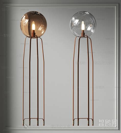 Modern Floor Lamp Sketchup Model Download Model Id752327924 1miba