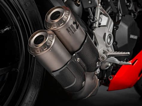 Aa Paar Akrapovic Titan Schalld Mpfer Ducati Panigale