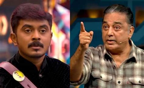 Kamal Condemns Azeem In Dhanalakshmi Issue Bigg Boss 6 Tamil Time News