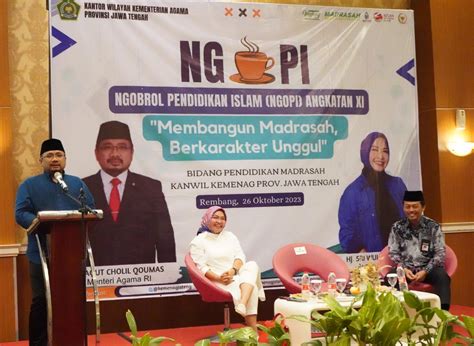 Menag Yaqut Madrasah Harus Bertransformasi Dan Adaptif Terhadap