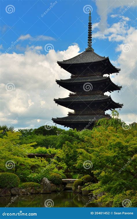 Toji Pagoda stock photo. Image of pagodas, asia, asian - 20401452