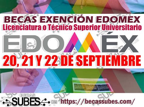 Ya Esta Disponible La Convocatoria Becas Exención Edomex 2023 Estos