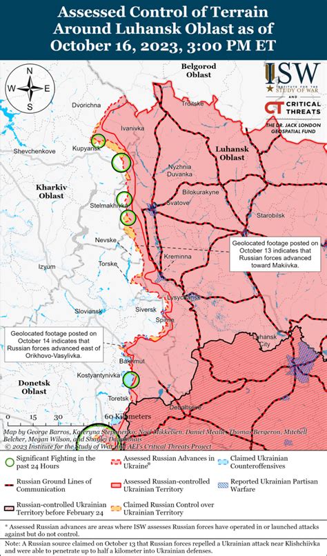 Russian Forces Continued Offensive Operations On The Kupyansk Svatove