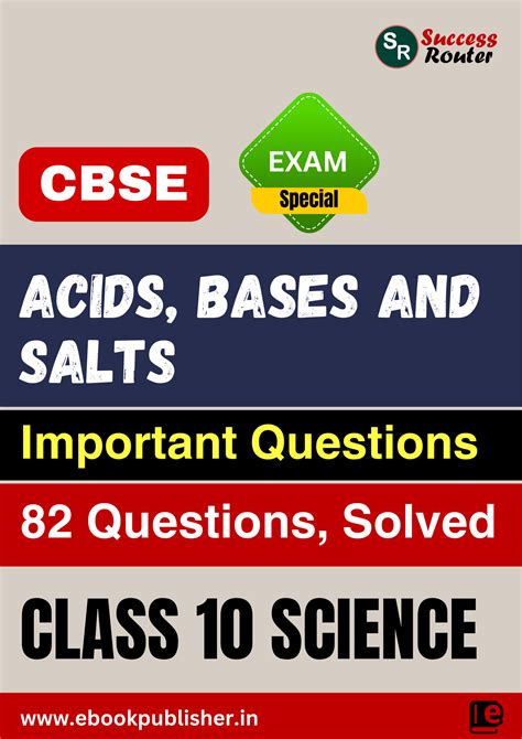 Cbse Important Questions Class 10 Science Chapter 2 Acids Bases And