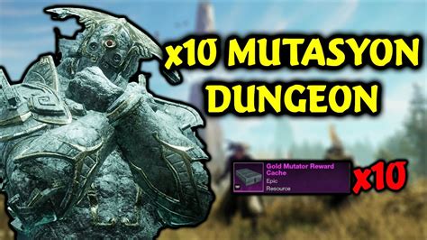 10 TANE MUTASYON 3 DUNGEON NE KAZANDIRDI NEW WORLD YouTube