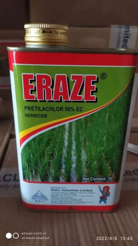 Pretilachlor Herbicide Eraze Ltr Bottle At Rs Litre In Nagpur