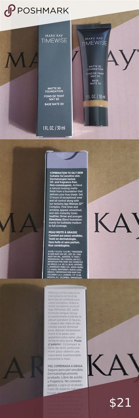 NIB TimeWise Matte 3D Foundation Bronze W