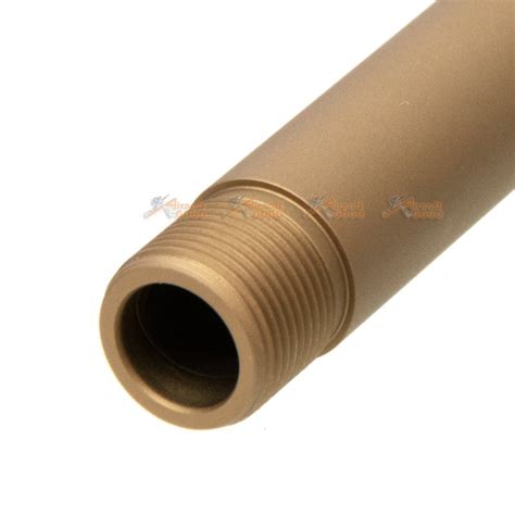 Pro Arms 14mm Ccw Threaded Aluminum Outer Barrel For Marui G17 Gen4 Gbb Tan Airsoftgogo