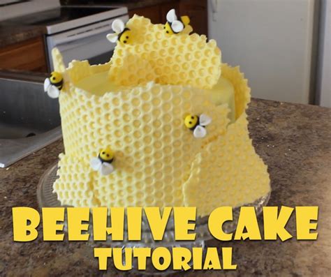 Beehive Cake Tutorial How To Make Bee Cakes Honeycomb Cake Bee Hive Cake