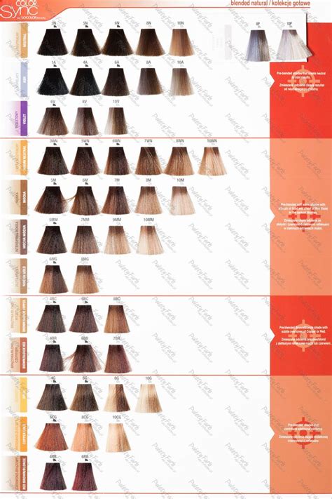 Matrix Hair Color Chart Socolor