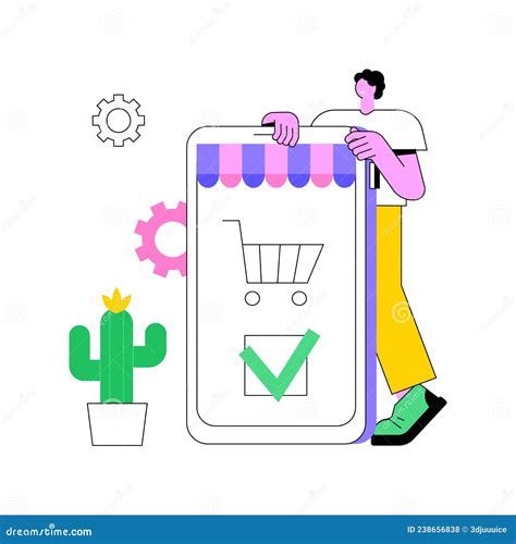 Order Placed Abstract Concept Vector Illustration. Stock Vector
