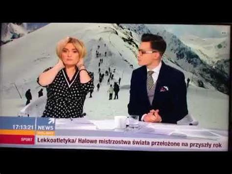 Wpadka Na Antenie Polsat News Daria Kwiecie Youtube