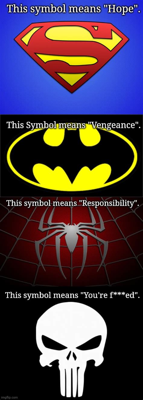 Superman Batman Spiderman Logo