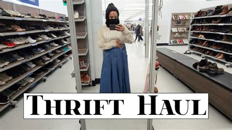 Thrift With Me Styling Try On Haul Model Image Youtube