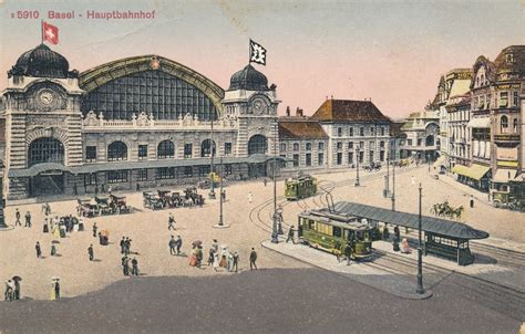 Basel Hauptbahnhof Antike Postkarte Kaufen Auf Ricardo