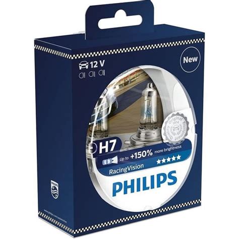 Philips 12972WVUSM WhiteVision Ultra Effet xénon H7 pour éclairage