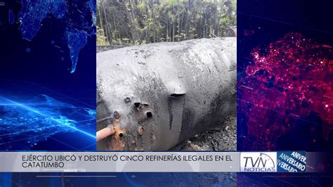 EJÉRCITO UBICÓ Y DESTRUYÓ CINCO REFINERÍAS ILEGALES EN EL CATATUMBO