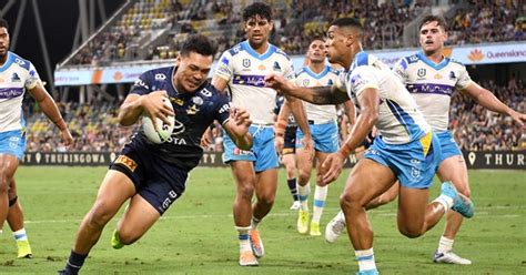 Nrl 2022 North Queensland Cowboys Gold Coast Titans Round 7 Match