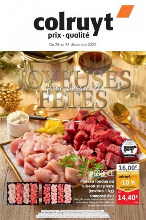 52 Semaine Week 28 12 2022 31 12 2022 Joyeuses Fetes Colruyt