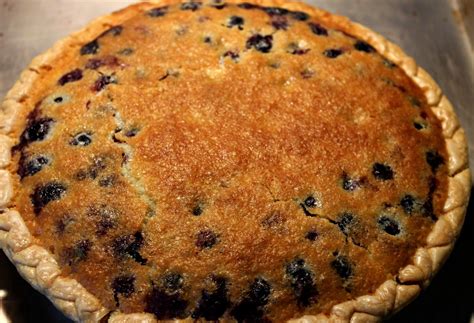 Sweet Tea And Cornbread Blueberry Buttermilk Pie