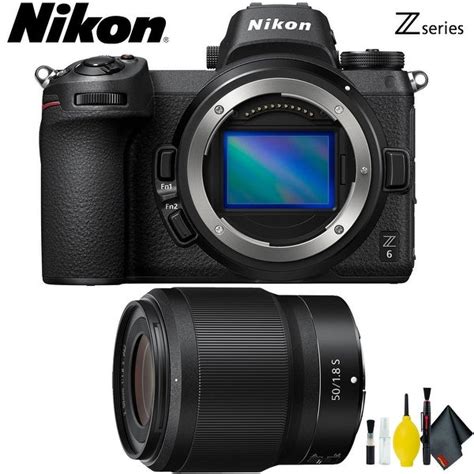 Shop Nikon Z6 Mirrorless Digital Camera Nikon Nikkor Z 50mm F18 S