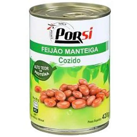 Feijão manteiga PORSI Nutripédia