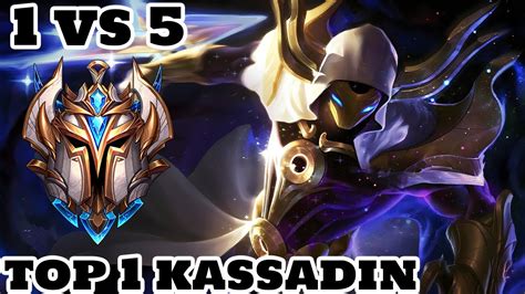 Wild Rift Kassadin Top 1 Kassadin Gameplay Rank Challenger YouTube