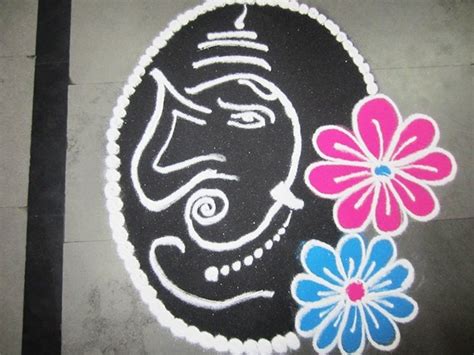 44 Ganesh Rangoli Designs And Ideas That You Should Try This Diwali Life N Lesson