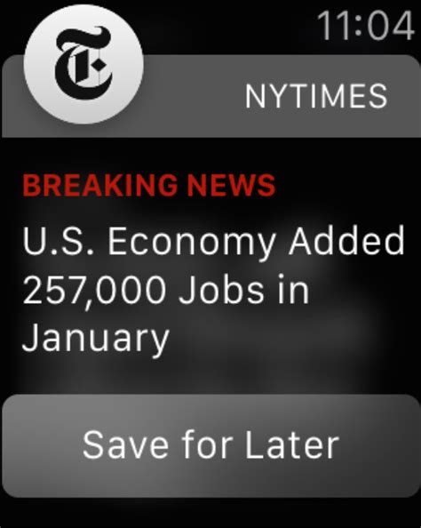 NYT launches one-sentence stories on Apple Watch