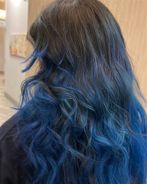 Royal Blue Dyed Hair Informacionpublicasvetgobgt