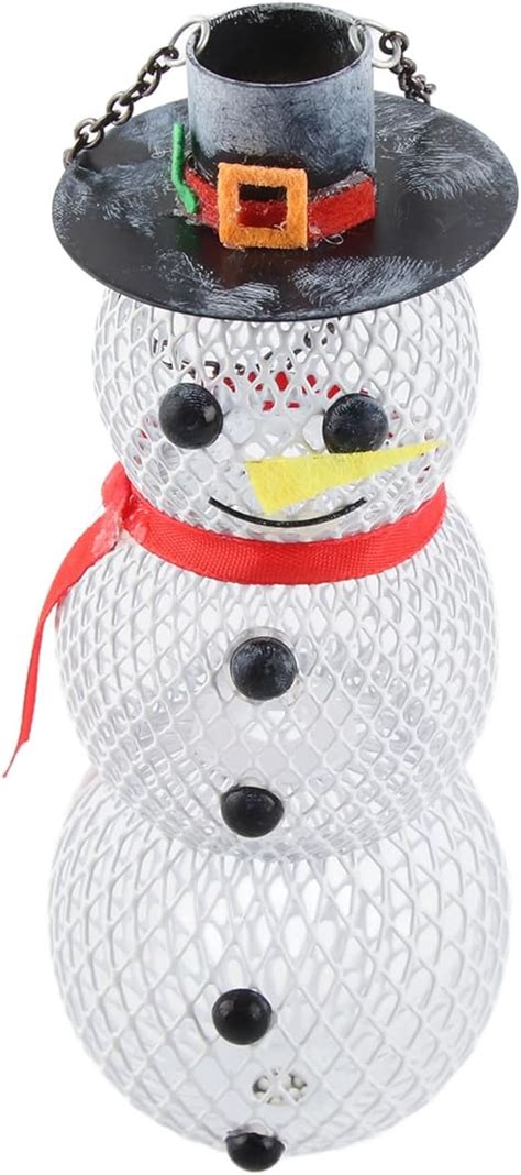 7 19cmsnowman Wild Bird Seed Feeder Christmas Snowman