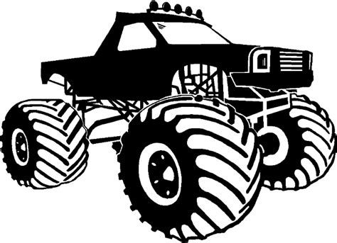 Mud Truck Silhouette