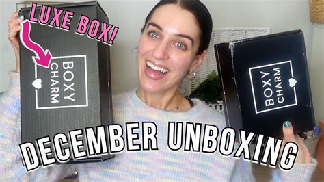 I Was Shocked December Boxycharm Luxe Base Box Unboxing Youtube