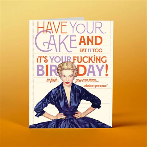 Have Your Cake And Eat It Too Greeting Card The Bullish Store