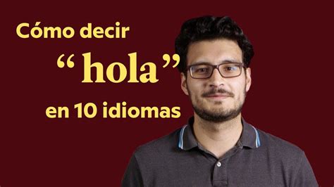 Cómo decir hola en 10 idiomas Babbel YouTube