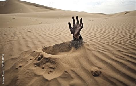 Hand Sinking In Quicksand Trying To Get Out Tips To Survive In Desert